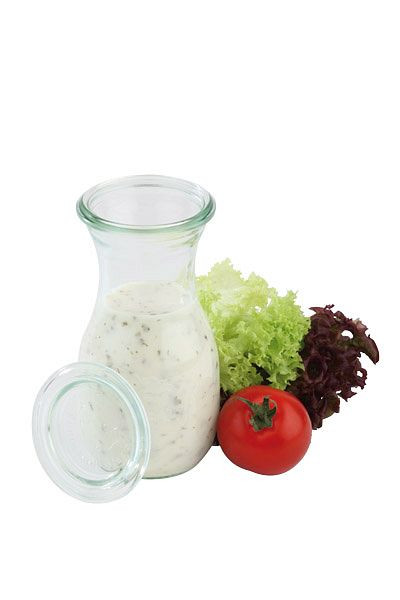 Bouteilles de jus APS Weck avec couvercles, jeu de 12 pièces, 0,25 litre, hauteur : 14,5 cm, 82307