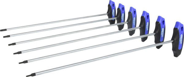 KS Tools Jeu de clés Torx à poignée en T, 6 pièces, 158.8050