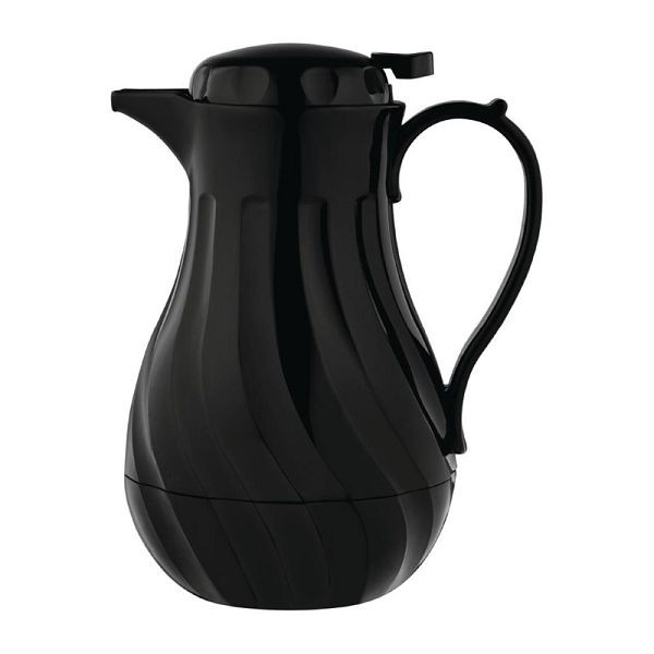 Pichet isotherme OLYMPIA Swirl noir 2L, GL970