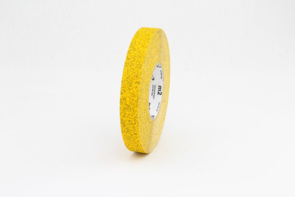 m2 revêtement antidérapant Public 46 jaune rouleau 25mmx18,3m, M9GR025183