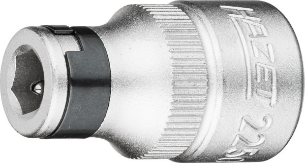 Adaptateur Hazet, carré creux 12,5 mm (1/2 pouce), hexagonal creux 8 mm (5/16 pouce), 2250-5