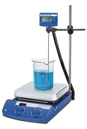 Agitateur magnétique IKA avec chauffage, plaque en céramique, colis C-MAG HS 7, 0009015900
