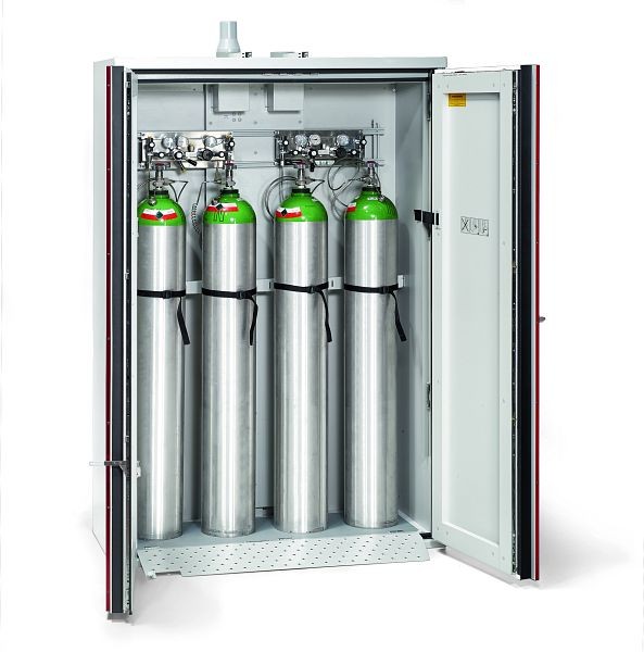 Armoire de sécurité Düperthal pour bouteilles de gaz comprimé type G30 ECO plus XXL, largeur 1395 mm, 73-201460-021