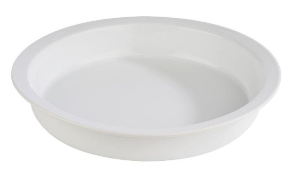 Insert en porcelaine APS, Ø 39 cm, hauteur : 6 cm, blanc, passe au four et au micro-ondes, passe au lave-vaisselle, ignifuge, 82210