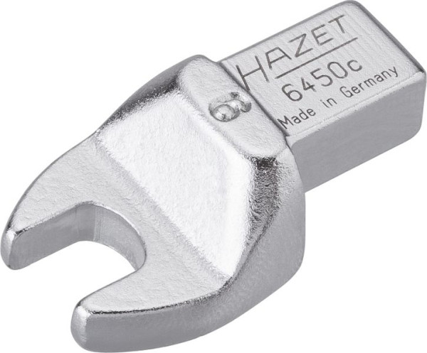 Clé à fourche insérable Hazet, carré insérable 9 x 12 mm, profil hexagonal extérieur, 9 mm, 6450C-9