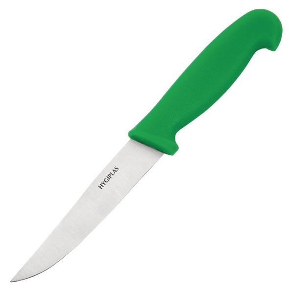 Couteau d'office Hygiplas 10cm vert, C860