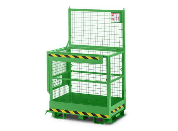Panier de travail RR Industrietechnik, RAK-Duo, RAL 6018 jaune-vert, 120000098