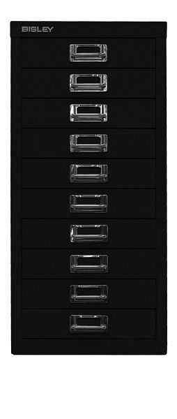 Bisley MultiDrawer ™, série 29, A4, 10 tiroirs, noir, L2910633