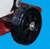 Pneus en caoutchouc pour jeu de roues PowerPac pour toutes les plaques vibrantes précédentes, caoutchouc VP