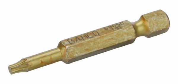 Embouts Bahco 1/4", 50 mm, extra-durs, Torx®, T 15, pack de 5, 61H/50T15