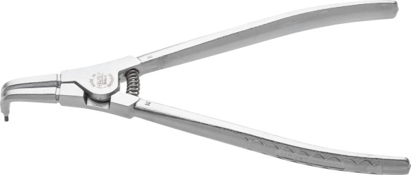 Pince Hazet pour circlips, standard : DIN 5254 forme B, surface : chromée, pointe gris acier, longueur : 225 mm, 1846D-3