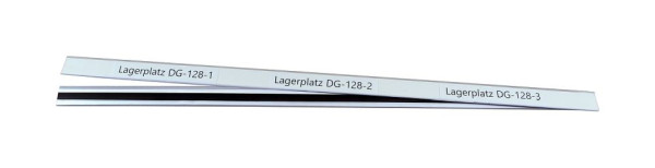 Porte-étiquette magnétique Eichner, dimensions : 38 x 1000 mm, UE : 10 pièces, 9218-03037