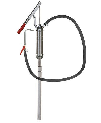Pompe à levier manuelle DENIOS FL 205 pour solvants inflammables, avec vanne à boisseau sphérique, 117-674
