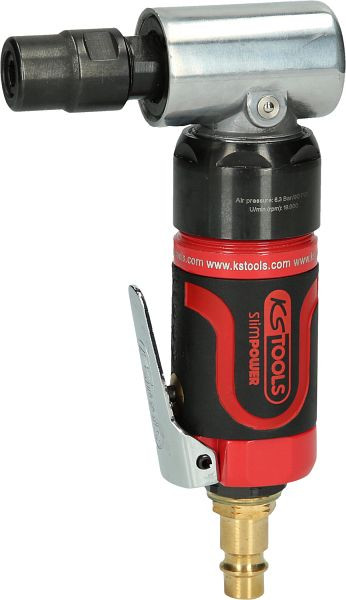 KS Tools SlimPOWER mini meuleuse d'angle à air comprimé, 19 000 tr/min, 515.5535