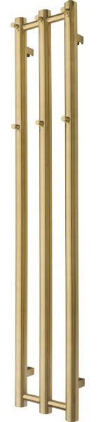 Radiateur sèche-serviettes TVS PLUS 3, or brossé, 1400 x 265 mm, PLUS3BG