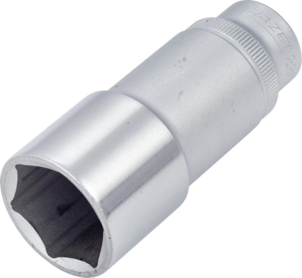 Douille Hazet, hexagonale, carré creux 10 mm (3/8"), 22 mm, long type moleté, 880LG-22