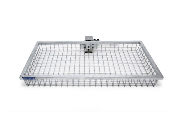 Porte-bagages arrière Optimal, pliable avec dégagement rapide, dimensions 1200 x 600 x 125 mm, 900300