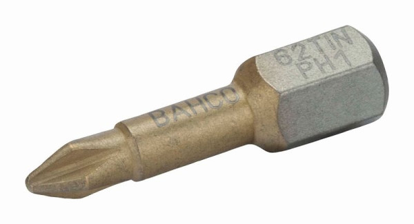 Embouts Bahco 1/4", 25 mm, TIN, PH 1, paquet de 10, 62TIN/PH1