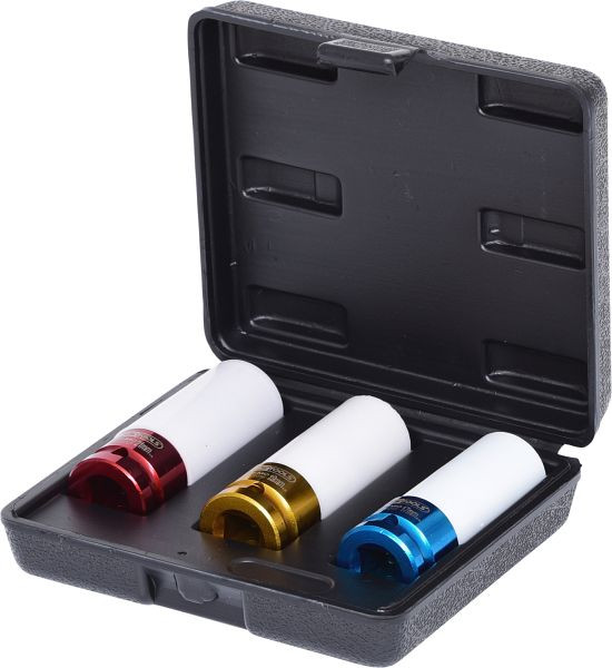 KS Tools Jeu de douilles à chocs pour jante en aluminium 1/2", 3 pièces, 515.1005