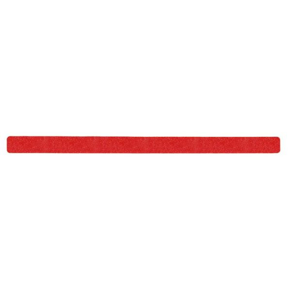 m2 Revêtement antidérapant Easy Clean, rouge, bandes individuelles 50x800mm, UE : 10 pièces, M3RV100501