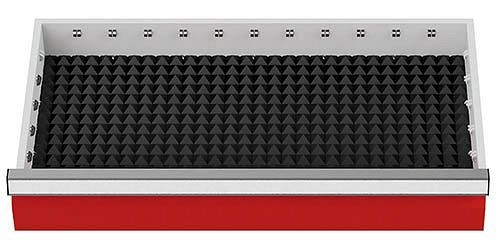 Bedrunka+Hirth inserts de tiroir R 24-12, mousse, 08.88.41