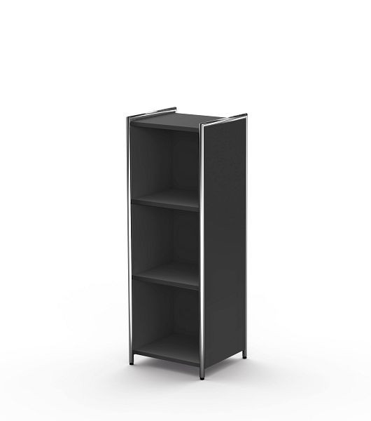 Kerkmann buffet/séparateur de pièce pour 3 OH, Artline, L 410 x P 380 x H 1150 mm, anthracite, 13740113