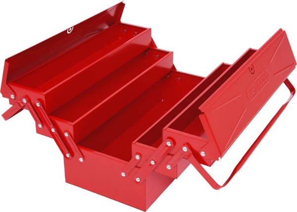 Boîte à outils KS Tools en métal, 5 compartiments, 420 mm, 999.0120