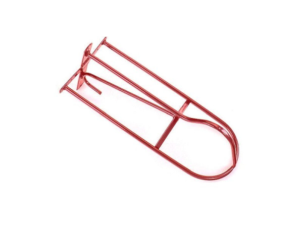 Porte-selle Growi Western, métal, couleur : rouge, 10050627