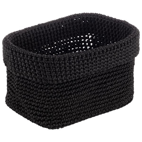Panier au crochet APS, 20 x 13,5 x 10 cm, polyester, une fois enroulé, la hauteur peut être personnalisée, 30395
