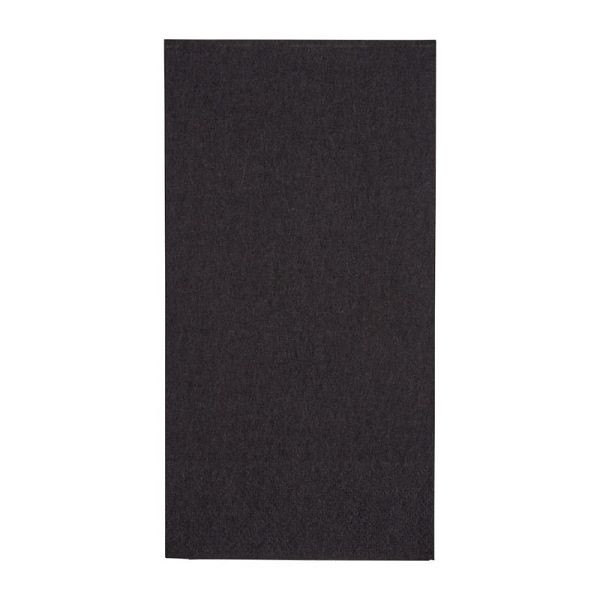 Serviettes de table recyclables Fiesta 1/8 Noir 40cm (2000 pièces), FE249
