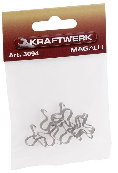 Kraftwerk MAGALU 10 pièces clips pour douilles 1/4", 3094