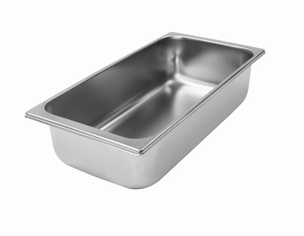 Bac à glace Schneider 330 x 165 x 80 mm, capacité 3,3 litres - acier inoxydable, 199619