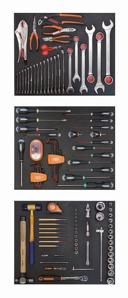 Bahco Lot de 3 inserts de travail automatique 140pcs FF1ASET-AUTO3