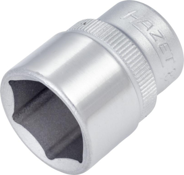 Douille Hazet, hexagonale, carrée creuse 10 mm (3/8"), 17 mm, moletée, 880-17