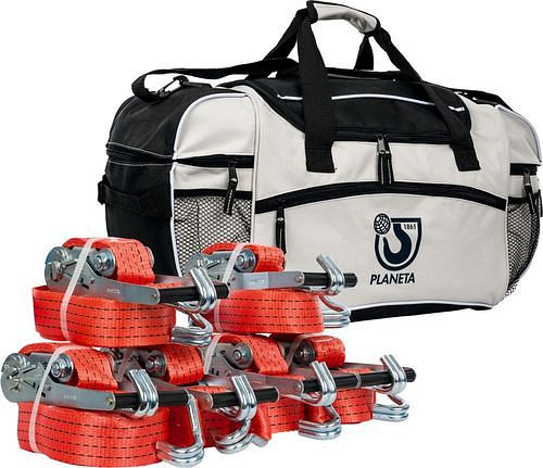 PLANETA sangle d'arrimage paquet B, 7 pièces, dans un sac de sport pratique, 306560