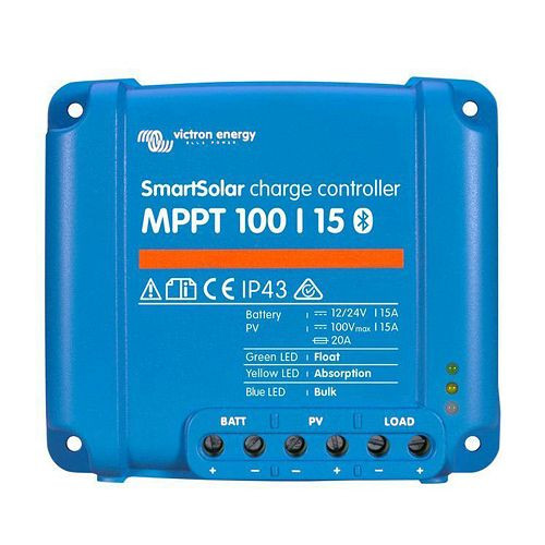 Contrôleur de charge solaire MPPT SmartSolar 100/15 de Victron Energy, 1-67-011805, SCC110015060R