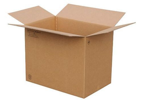 Boîte pliante en carton ondulé TransPak à 2 parois, dimensions intérieures 1018 x 688 x 816 mm, qualité 2.92CA, pack : 5 pièces, 299392