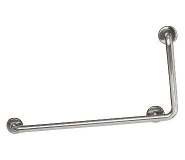 KEMMLIT poignée d'angle, acier inoxydable, acier inoxydable poli, droite, 251.647