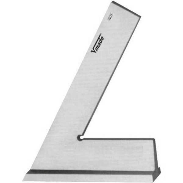 Vogel Germany angle pointu DIN 875, inoxydable, GG 2, 45 °, 100 mm x 70 mm, avec butée, 314021