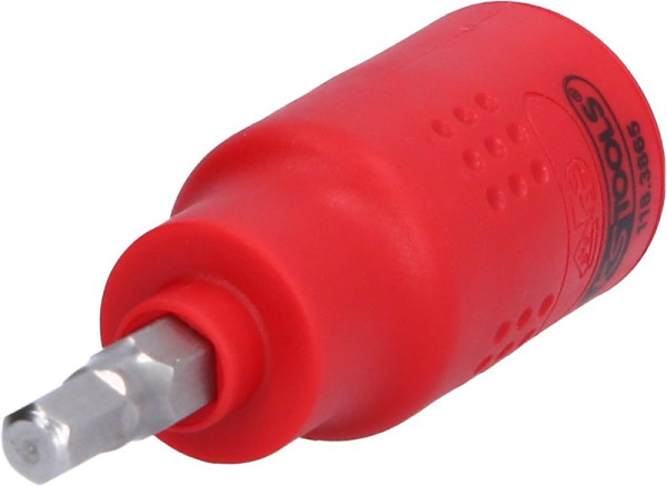 KS Tools Douille hexagonale isolée 3/8", 5 mm, 60 mm de long, 118.3865
