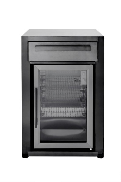 Myoutdoorkitchen Réfrigérateur sur pied, Noir, Nordic Line, 7980
