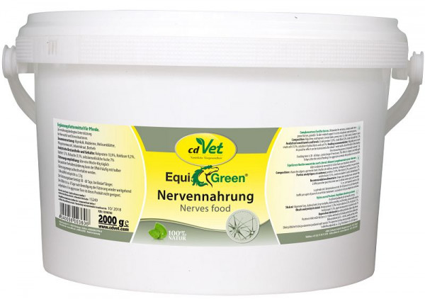 cdVet EquiGreen nourriture nerveuse 2 kg, 360