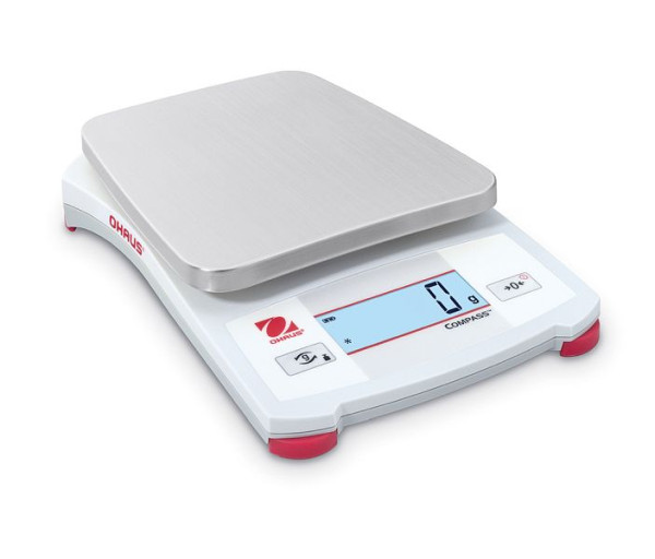 OHAUS Balance portable CX5200 EU, capacité de pesée 5200 g, lisibilité lors d'une pesée de 1 g, 30428212