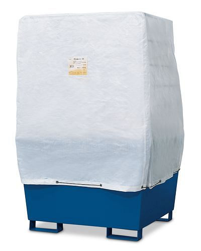 Capot de protection DENIOS pour égouttoirs pour 1 IBC sans zone de remplissage, 136-466
