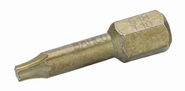 Embouts Bahco 1/4", 25 mm, extra-durs, Torx®, T 10, paquet de 10, 61H/T10