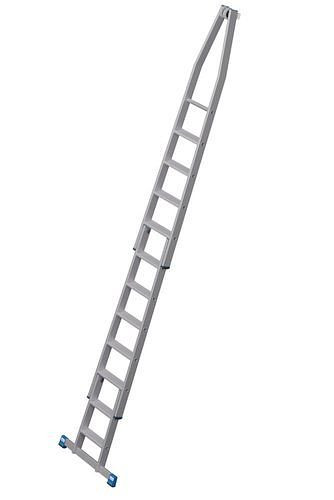 Échelle à rallonge Krause en aluminium, jeu de 2 pièces, 12 marches, 307654