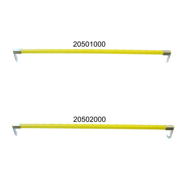 NESTLE Règle transversale 100cm bois, 20x20mm, version légère, avec 2 pointes, 20501000
