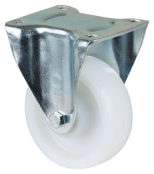 Rouleau de transport BS Rollers, rouleau fixe, largeur de roue 35 mm, Ø roue 100 mm, capacité de charge 350 kg, bande de roulement/corps de roue en plastique, roulement à rouleaux, LB510.B10.101