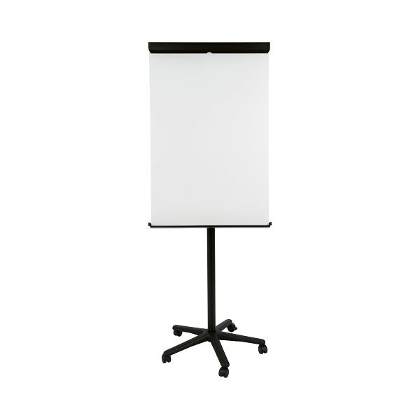Bi-Office sans cadre, flipchart magnétique mobile noir 70x106cm, EA4806125