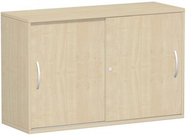 geramöbel panneau supérieur d'armoire à portes coulissantes 25 mm, avec pieds, verrouillable, 1200x425x798, érable/érable, S-312253-AA
